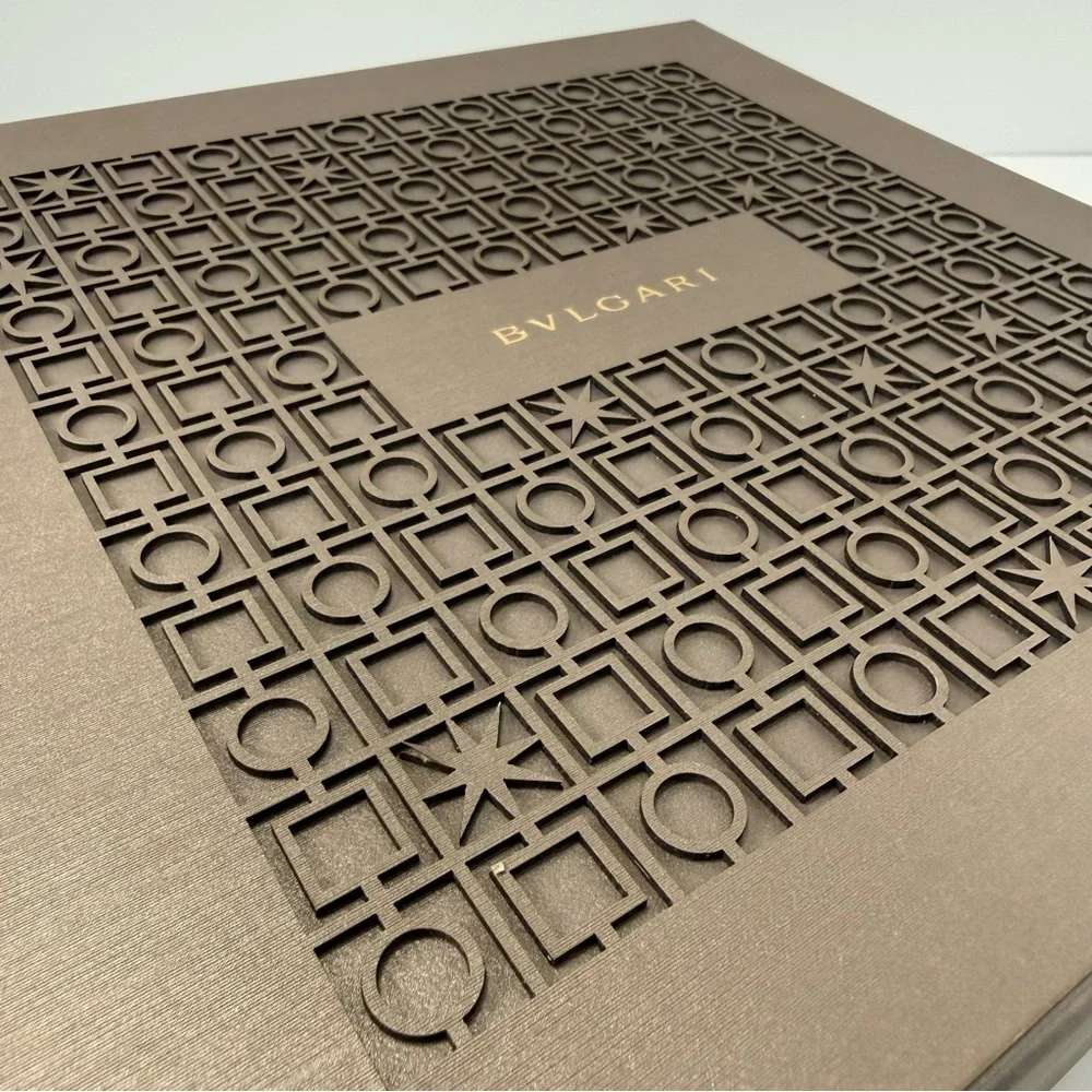 Beautiful Bvlgari Metallic Bronze Closet Storage or Gift Box - Picture 9 of 13